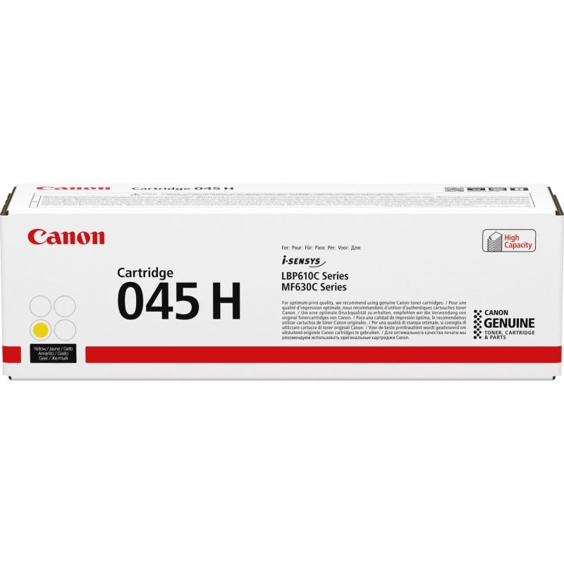 Canon 045 Yellow Laser Printer Toner HY 1243C002