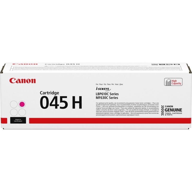 Canon 045 Laser Printer Toner Magenta HY (2200 page capacity)
