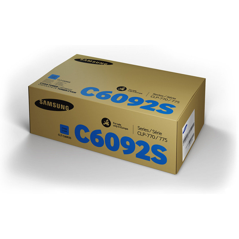 Samsung	CLT-C6092S Cyan Original Toner Cartridge - Standard Yield 7000 Pages - SU082A