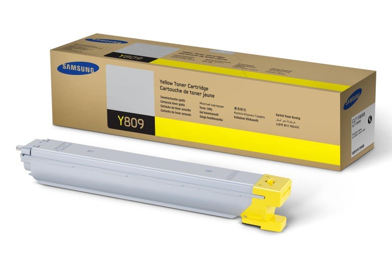 Samsung	CLT-Y809S Yellow Original Toner Cartridge - Standard Yield	15000 Pages - SS742A