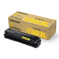 Samsung	CLT-Y503L Yellow Original Toner Cartridge - High Yield 5000 Pages - SU491A