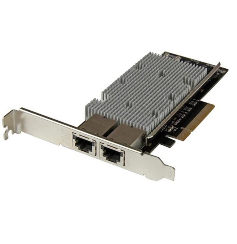 StarTech 2-Port PCI Express 10GBase-T Ethernet Network Card - with Intel X540 Chip