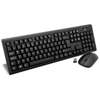 Wireless Keyboard & Mouse Desktop Set - English/UK Layout