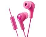 JVC Gumy Plus Pink Earphones
