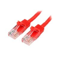 StarTech.com Cat 5e Snagless Ethernet Cable Red 0.5M