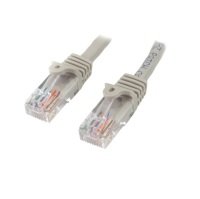StarTech.com Cat 5e Snagless Ethernet Cable Grey 10M