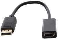 Xenta DisplayPort to HDMI Adapter Cable 10cm (Black)