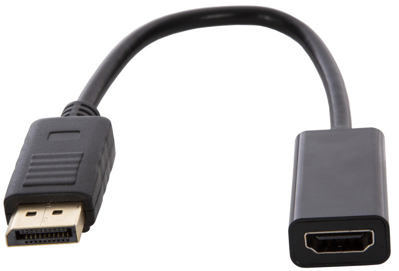 Xenta Display Port to HDMI Adapter Cable 10cm Black