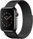 Apple Watch Series 4 GPS + Cellular, 44mm Space Black Stainless Steel Case with Space Black Milanese Loop