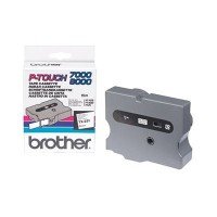Brother TX 251 Laminated Tape - Black on White