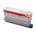 Oki Yellow Toner Cartridge (10,000 Page Capacity) 44059209