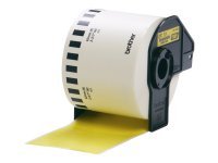 Brother DK44605 Removable adhesive labels - Yellow