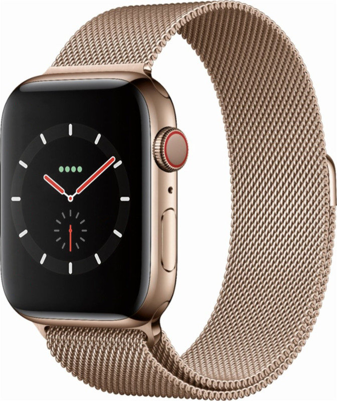 gold apple watch series 4 stainless steel