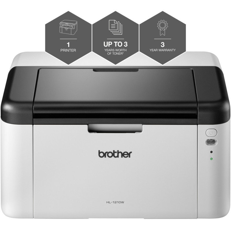 Brother Hl 1210w All In Box A4 Mono Laser Printer 9417