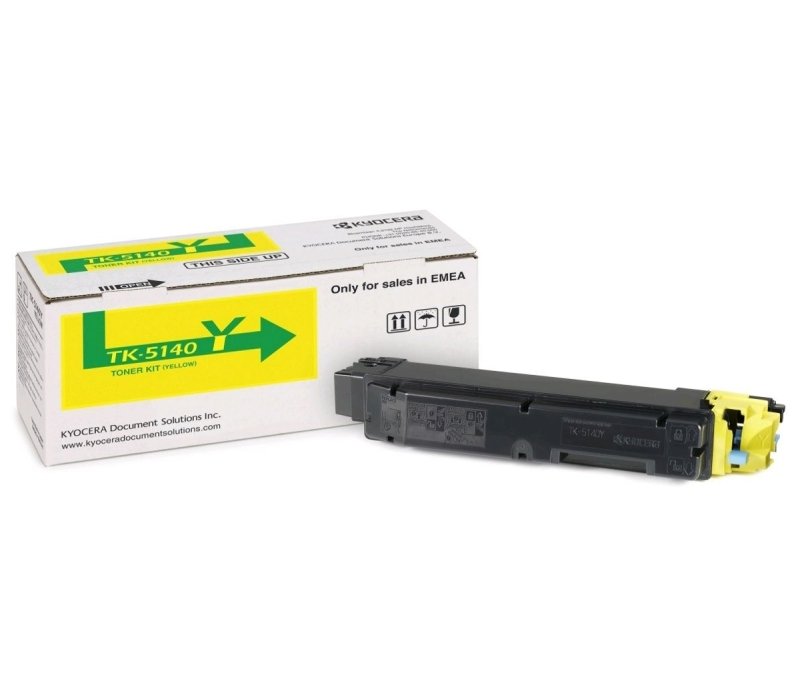 Kyocera 1T02NRANL0 TK-5140Y Yellow Toner Cartridge