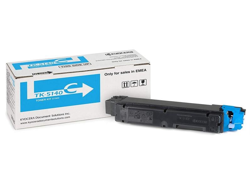 Kyocera 1T02NRCNL0 TK-5140C Cyan Toner Cartridge