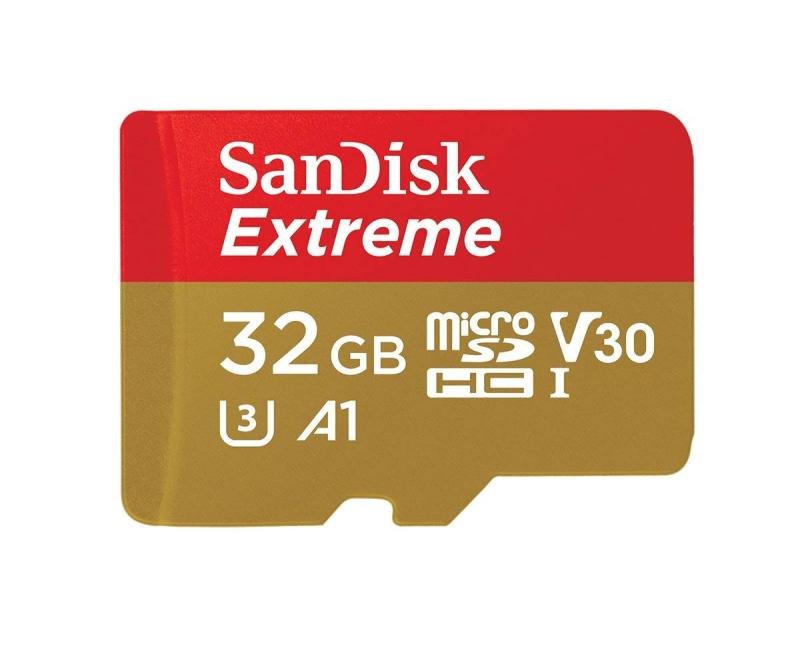 SanDisk 32GB Extreme Micro SD Card with Adapter