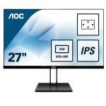 AOC 27V2Q 27" Full HD IPS Monitor, 75Hz, 5ms, DisplayPort, HDMI, AMD FreeSync