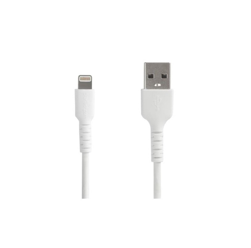StarTech.com 1M USB To Lightning Cable White MFI Certified
