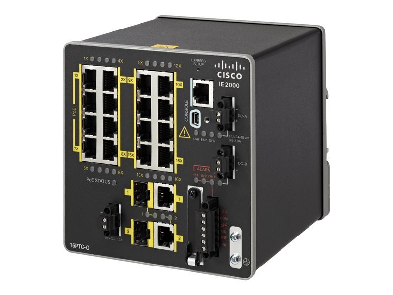 Cisco Industrial Ethernet 2000 Series 18 Ports Managed Switch