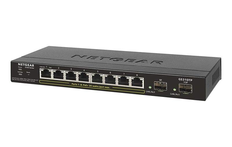 NETGEAR Pro GS310TP 8 Ports PoE+ Smart Switch