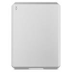 LaCie 1 TB Mobile Drive USB-C + USB 3.0 Portable External Hard Drive for PC and Mac (Moon Silver)
