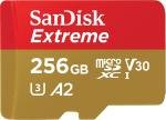 SanDisk Extreme 256GB microSDXC Memory Card + SD Adapter