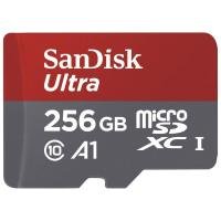 SanDisk 256GB Ultra A1 Micro SD Card with Adapter