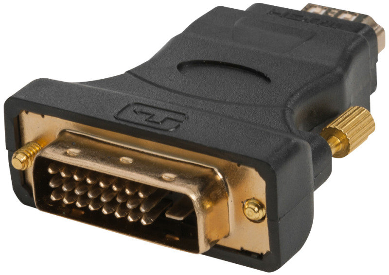 Xenta Gold Plated HDMI (F) To DVI-D (M) Adapter