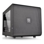 EXDISPLAY Thermaltake Core V21 Usb3.0 Micro-atx Side Window Mesh Stackable Case Black