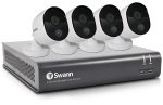 Swann 8 Channel 1080p DVR Security System DVR-4580 with 1TB HDD & 4 x 1080p Thermal Sensing Security Cameras