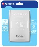 Verbatim Store N Go 1tb Portable Hard Drive Usb 3.0 External (silver)