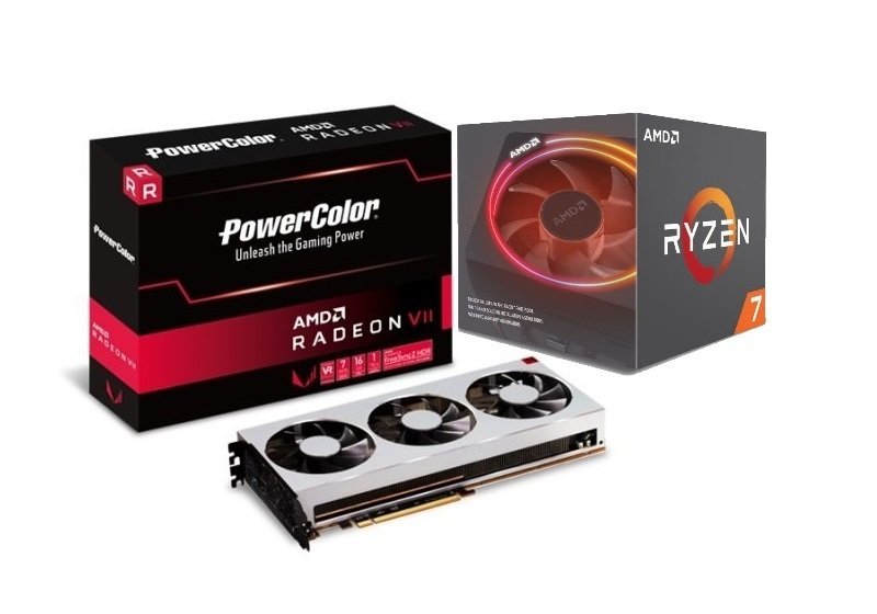 PowerColor Radeon VII Graphics Card with AMD Ryzen 7 2700X ...