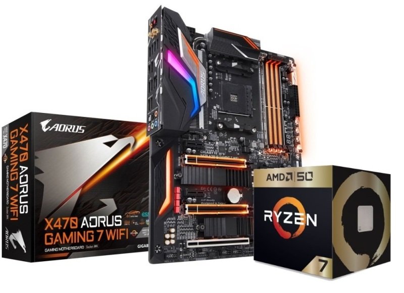 Gigabyte X470 Aorus Gaming 7 Wifi Motherboard With Amd Ryzen 7 2700x Gold Edition Processor Bundle Ebuyer Com