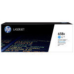 HP 658X High Yield Cyan Original LaserJet Toner Cartridge (W2001X)