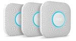 Google Nest Protect Smart Smoke and CO Alarm 3 Pack - Battery Powered