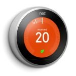 Google Nest 3rd Gen Learning Thermostat - Stainless Steel