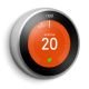 Google Nest 3rd Gen Learning Thermostat - Stainless Steel