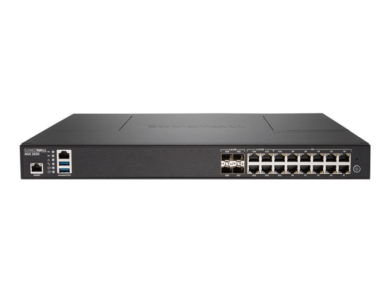 SonicWall NSA 2650 - Advanced Edition - Security Appliance - Secure Upgrade Plus