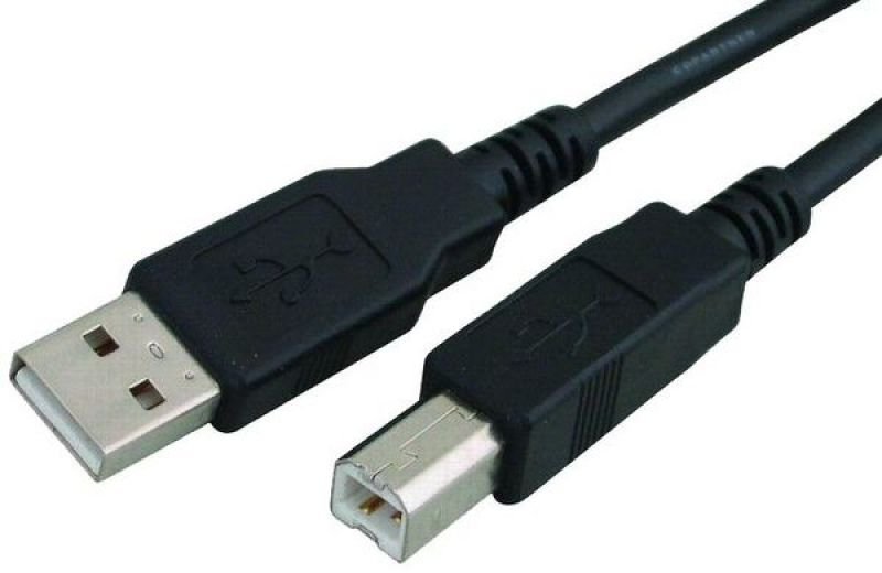 Xenta USB 2.0 A to B Black 3m Cable