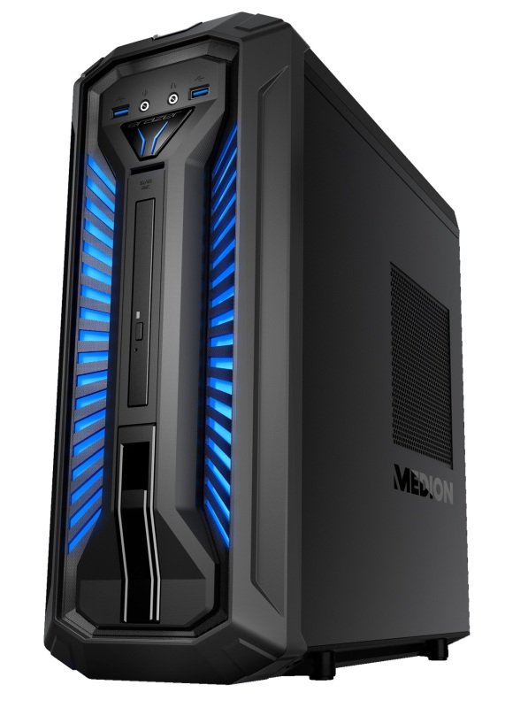 MEDION ERAZER P64001 Gaming Desktop PC, Intel Core i5-8400 2.8GHz, 8GB ...