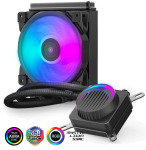 EG 120P Halo 120MM Water Radiator with RGB Cooling Fan
