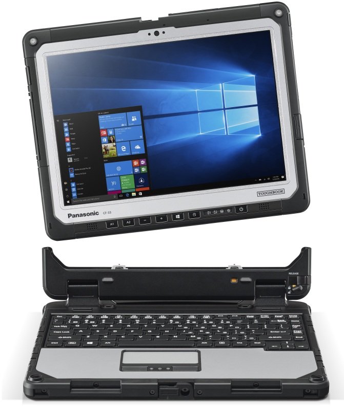Panasonic Toughbook 33 12 256gb Ssd Win10 Pro Rugged Tablet Pc