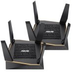 ASUS RT-AX92U (2 Pack) WIFI 6 AX6100 Tri-Band Mesh Gigabit Router