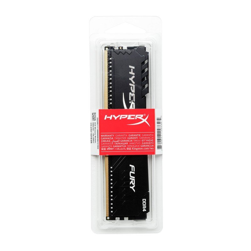HyperX Fury HX434C16FB3//8 DIMM DDR4 8 GB 3466 MHz CL16 1R x 8 Negro