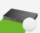 Zyxel 28 Port Smart Managed PoE Switch and NebulaFlex Wireless Access Point
