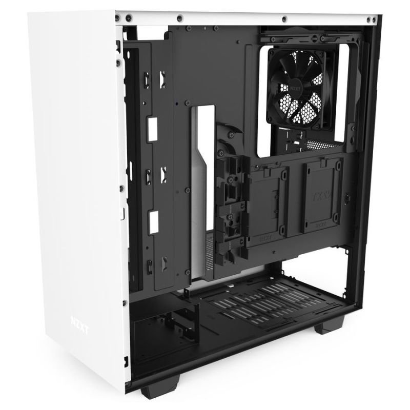 NZXT H510 Matte White / Black Mid Tower Case | Ebuyer.com