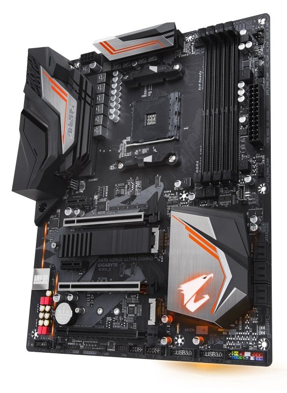 Aorus x470 ultra gaming горит красным vga