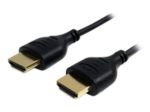 6 FT SLIM HIGH SPD HDMI CABLE - WITH ETHERNET - HDMI - M/M UK
