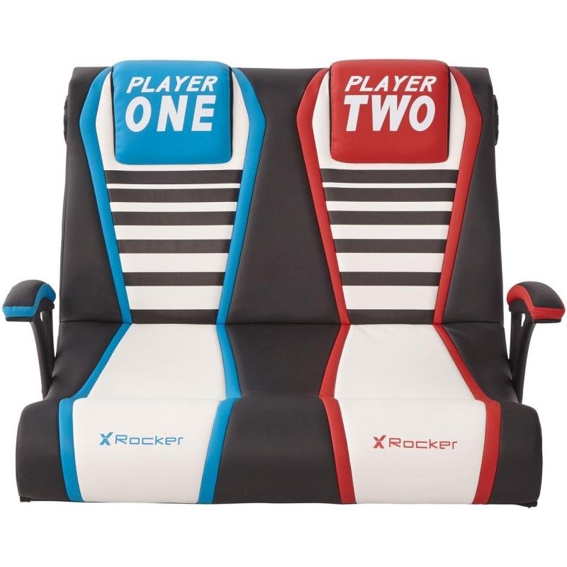 Double Gaming Chair X Rocker : Ergonomic X-Rocker Dual Commander Gaming
